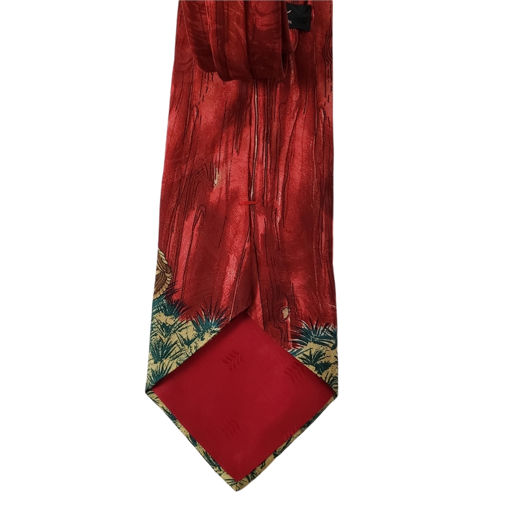 Zianetti Italian Silk Baseball Theme Tie - Picture 4 of 6